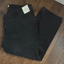NEW Plus Size Abercrombie  Fitch 90s Relaxed Jeans high rise wide leg size 24