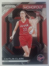 ROOKIE 2024 Caitlin Clark (RC) Panini Prizm Monopoly Insert#WNBA27 Indiana Fever