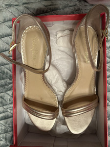 Lilly Pulitzer Jenna Wedge Gold 10