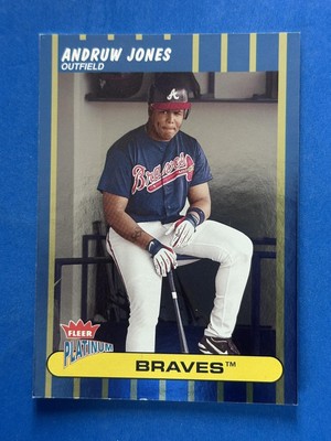 2003 Fleer Platinum Finish #33 Andruw Jones Atlanta Braves 001/100