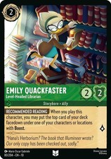 Disney Lorcana Whispers in the Well Uncommon Non Foil - 80 Emily Quackfaster
