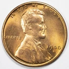 1940-S Lincoln Wheat Penny Choice BU Uncirculated RD, San Francisco Mint