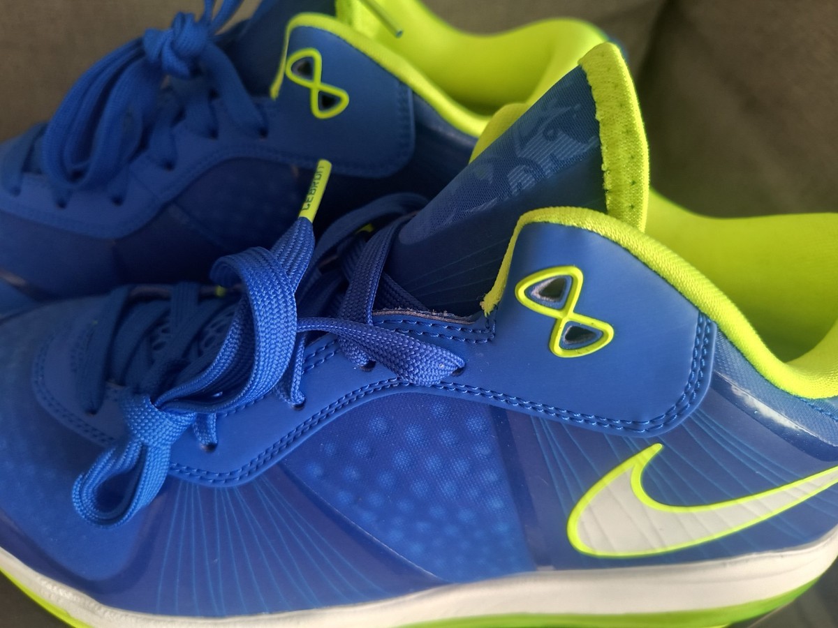 Nike LeBron VIII V/2 Low QS Sprite - Men's 8 | eBay