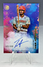 2021 Bowman Inception Ivan Johnson Prospect On Card Auto Reds /600 SP