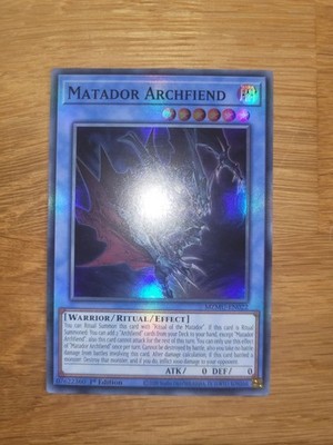 Yugioh Matador Archfiend MZMU-EN022 English Super Rare