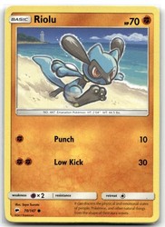 Riolu 70/147 Burning Shadows Common