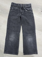 Wrangler Boys Black/Gray Denim Jeans Size 8 Slim