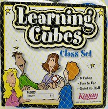 Kagan Learning Cubes Class Set 8 Cubes Brain Booster Roll Block Foam