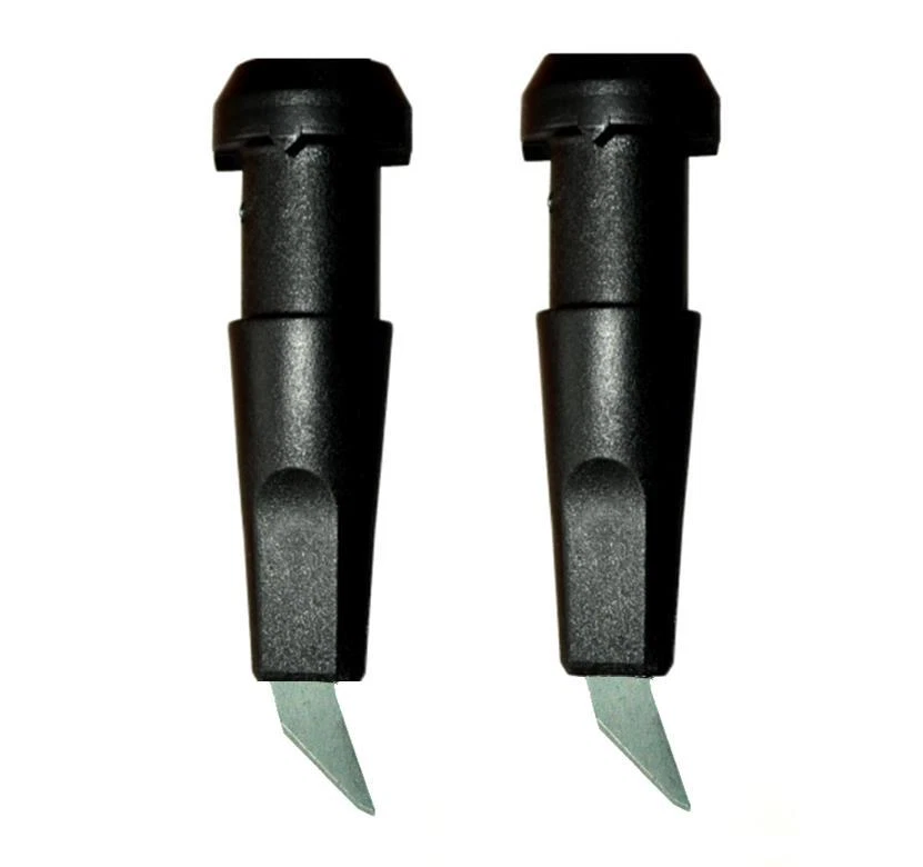 SBC-SPORT.DE Widia Hartmetallspitzen für Rollski Stöcke, Rollerspitzen - 9, 10, 11 mm