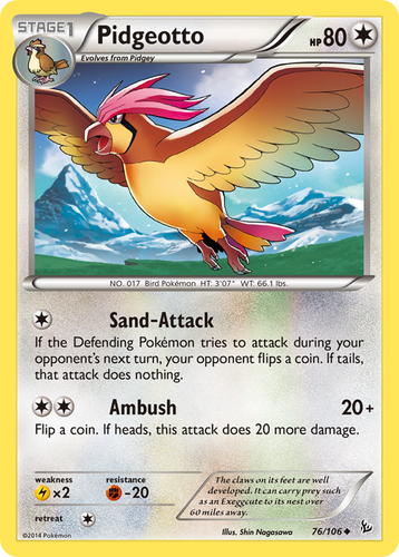 Pidgeotto (76/106) [XY : Flashfire] - Photo 1/11