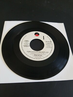 PEABO BRYSON - IF EVER YOU'RE IN MY ARMS AGAIN / THERE'S NO GET - 45 RECORD EXCE