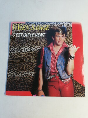 N1473 Vinyl 45 Umdrehungen Vivien Sauvage c'est que'le wind, 6 Uhr morgens, Pathe 1985
