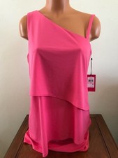 Vince Camuto Womens Pink Sleeveless Spaghetti Strap Sun Dress Size 10 Sundress 
