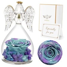 Preserved Flower Rose Gifts for Mom, Birthday Gifts for Women Starry Sky