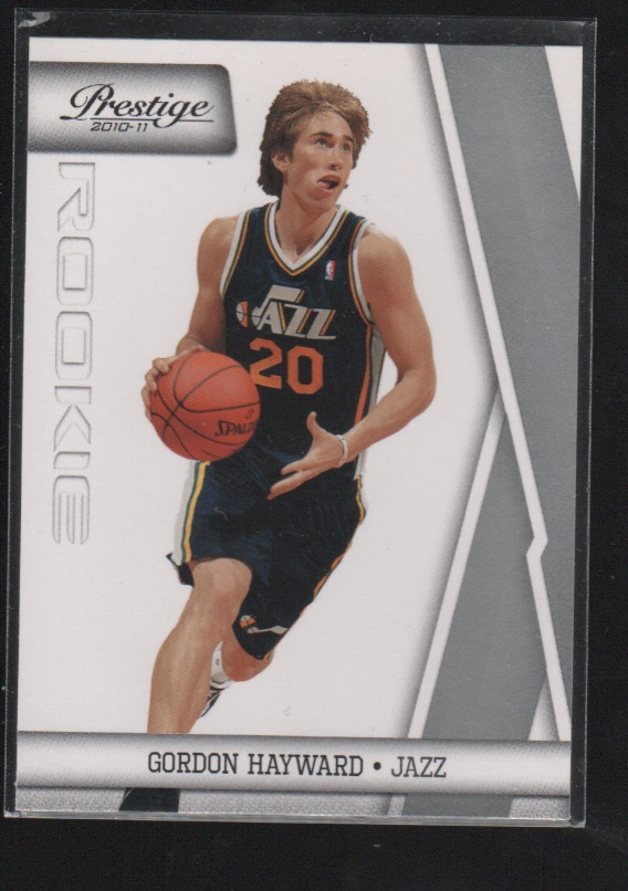 GORDON HAYWARD 2010-11 PANINI PRESTIGE ROOKIE CARD #159