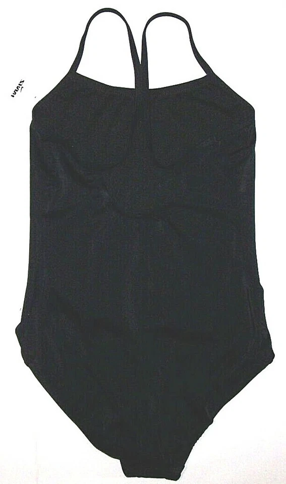 Nike Sólido Corredor Ajustado Correa Una Pieza Traje de Baño Traje de Baño Natación NESSB764 Nuevo Niña Foto 4 de 4