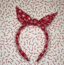 Snowflakes Headband  Christmas Headband HANDMADE