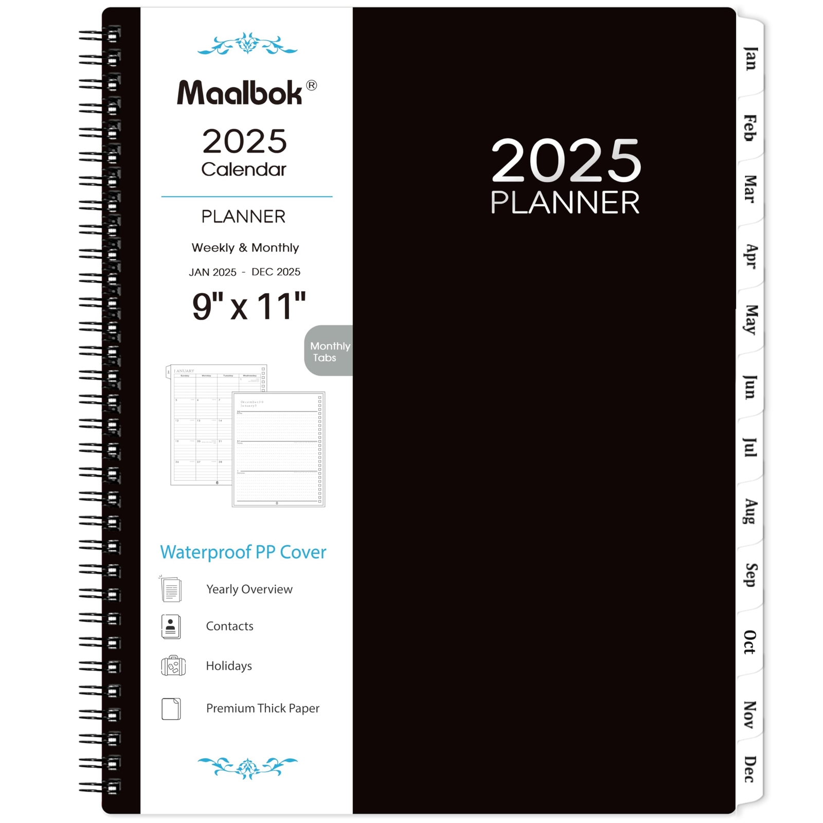 2025 Planner - 2025 Weekly and Monthly Planner 8.9