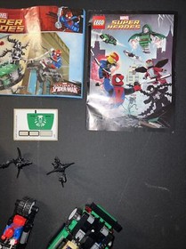 2013 LEGO 76004 Marvel Spider-Man Spider-Cycle Chase Retired. Complete.