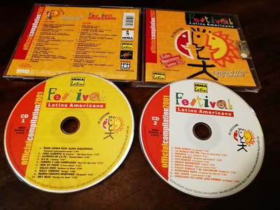 Festival Latino Americano 2001 Irma (Orishas/Raza Latina/Gal Costa) 2x Cd Ottimo