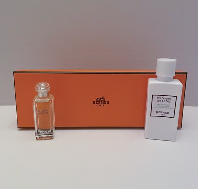 HERMES UN JARDIN SUR LE NIL 2PC SET 7.5 ML/0.25 FL.OZ EDT MINI
