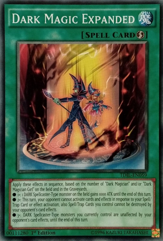 TDIL-EN059 DARK MAGIC EXPANDED COMMON 1ST EDITION YuGiOh CARD