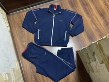 Y2K Vintage Nike Blue Tracksuit Jacket  Pants Size L