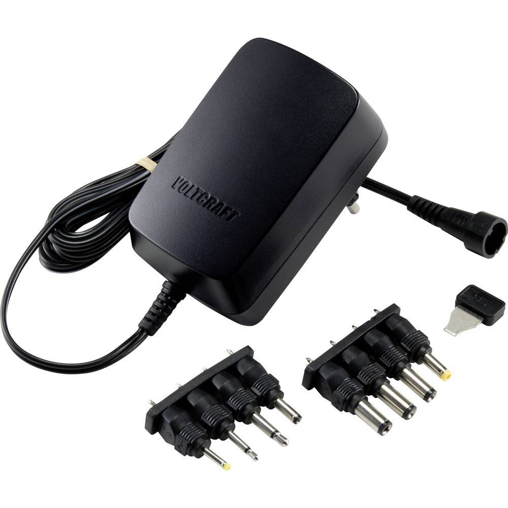 VOLTCRAFT VC-11258700 Alimentatore a spina regolabile 3 V/DC, 4.5 V/DC, 5 V/DC,