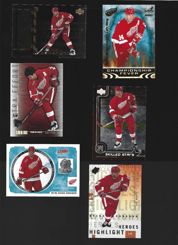 1999-00 Brendan Shanahan insert cards Detroit Red Wings You Pick - Image 2 of 3