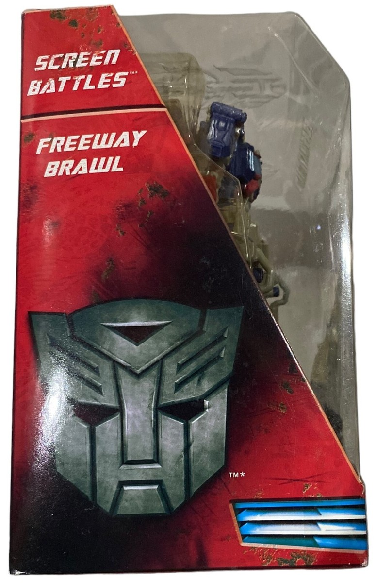 トランスフォーマー パンフレット非売品 Transformers Movie Screen Battles Freeway Brawl Optimus