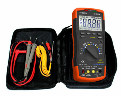Digital Multimeter True RMS 20A NCV Kapazität 6000 Counts hFe OHM AC/DC Strom
