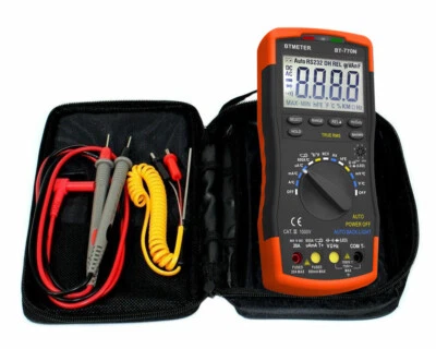 Digital Multimeter True RMS 20A NCV Kapazität 6000 Counts hFe OHM AC/DC Strom - Bild 1 von 4