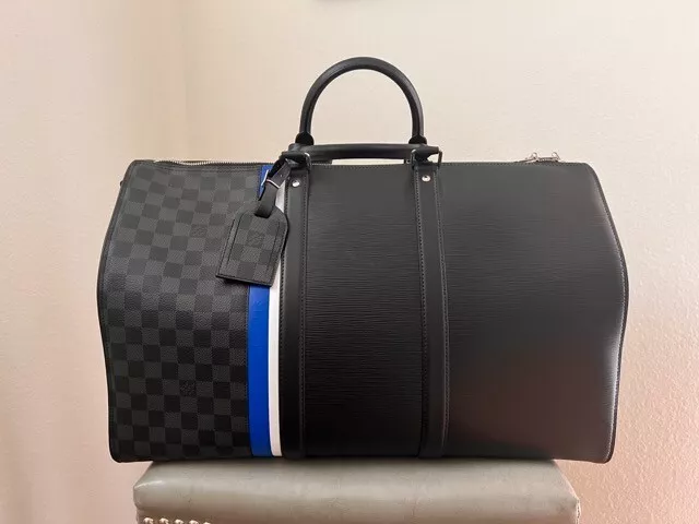 Louis Vuitton Bandouliere Keepall 50 Epi Limited Edition (Virgil Design)