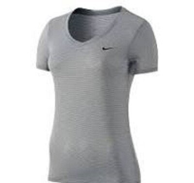 Nike Women's Dri-Fit Legend V-Neck Veneer Short Sleeve Tee Shirt