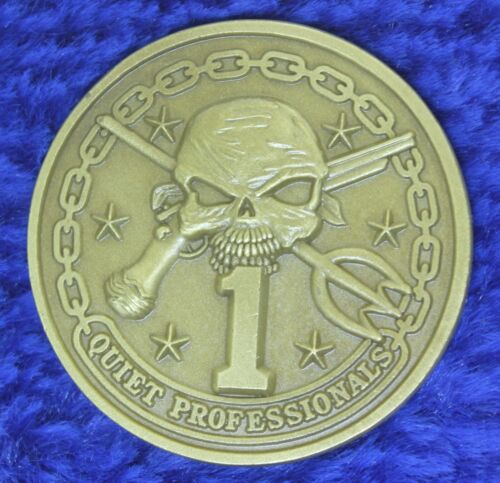 USN Commander Naval Special Warfare Group One Seal Team Challenge Coin ZZ-5 - Picture 1 of 2