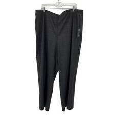 Jones New York JNY Plaid Career Pants Stretch Comfort Pull On Plus Size 2X