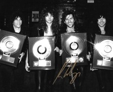 * KIP WINGER * signed 8x10 photo * WINGER BAND * PROOF * 9