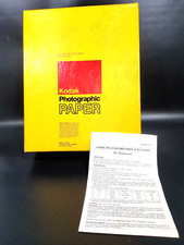 Kodak Polycontrast Rapid II RC paper 8x10" F Open Box sheets  medium weight