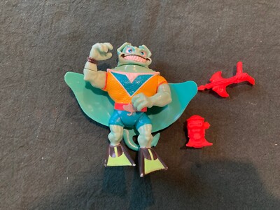 RAY FILLET  1990 PLAYMATES TMNT TEENAGE MUTANT NINJA TURTLES NEAR COMPLETE VNTG