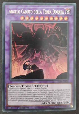 FALLENER ENGEL DER GOLDENEN ERDE Ultra Rare auf Italienisch ALIN-IT036 YUGIOH