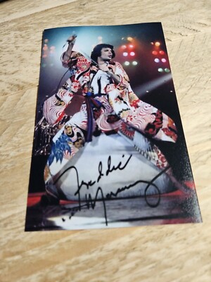 QUEEN / Freddie Mercury Repro-Autogramm - ca. 10x16 - (612)