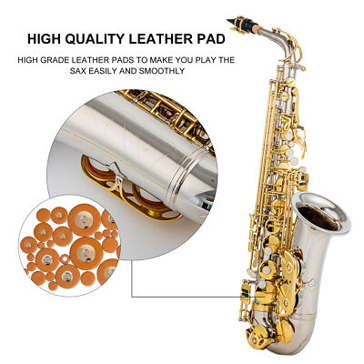 Professional Band Eb Alto Sax Saxophone Brass with Carry Case