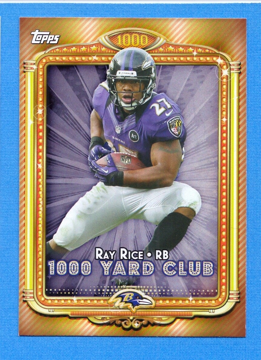 2013 Topps 1000 Yard Club #24 Ray Rice Ravens