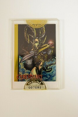 Wizard Series III - ''Cybernary'' #007681 Chromium Card has Seal of Authenticity