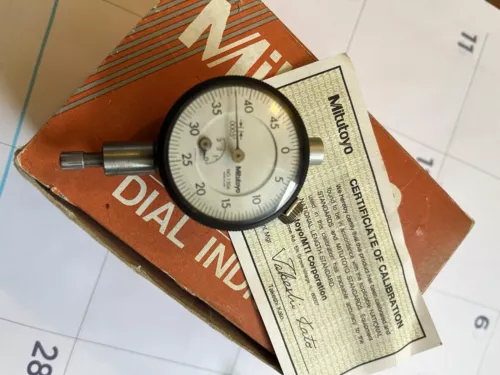 Mitutoyo Dial Indicator No. 1506, .0005”