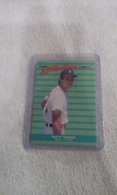 1988 Fleer All-Stars Team #1 Matt Nokes Tigers C