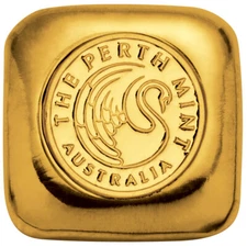 1 oz Gold Bar - Perth Mint - Cast 999.9 Fine