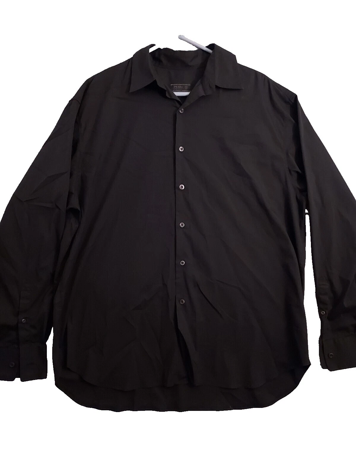 Camisas de vestir negro PRADA para hombres