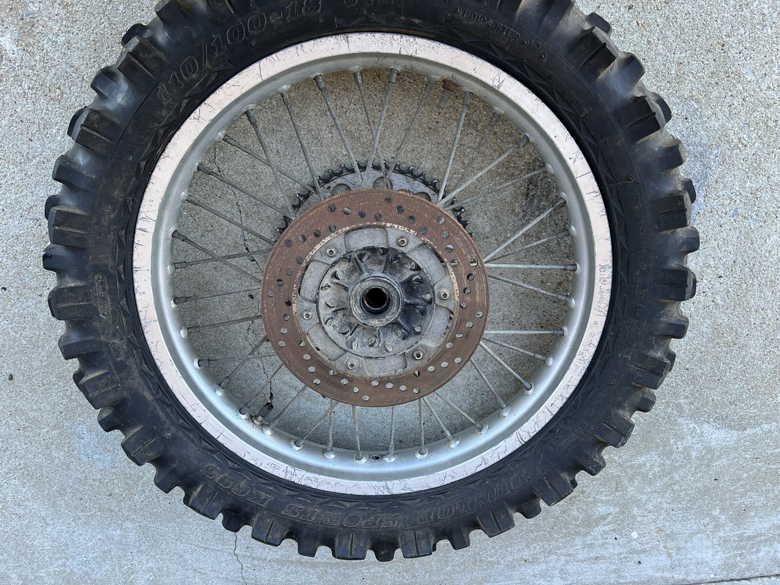 1988 YAMAHA YZ250 REAR WHEEL 19881989 eBay