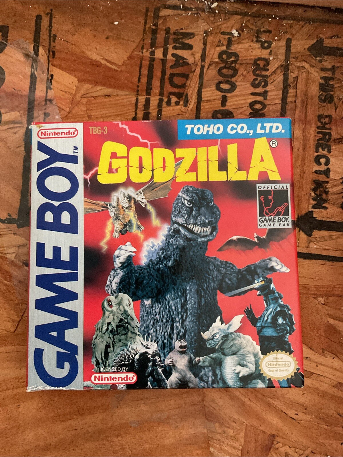 Vintage Godzilla Gameboy - Complete with Box & Manual  